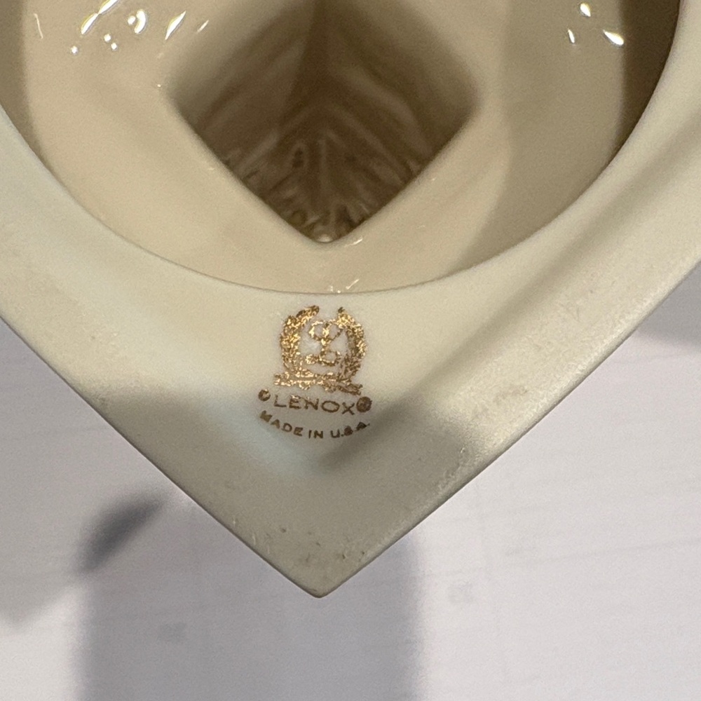Lenox Cream and Gold Candlestick Holders - Picture 8 of 8
